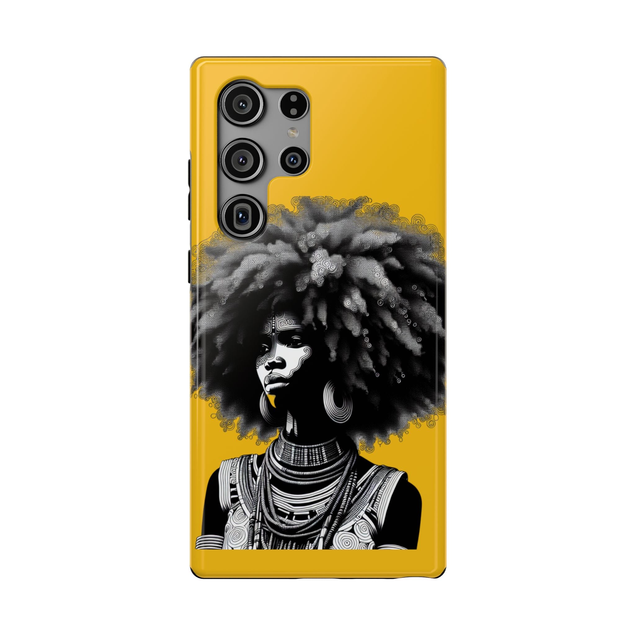 Bold African Art Impact Resistant  Phone Case