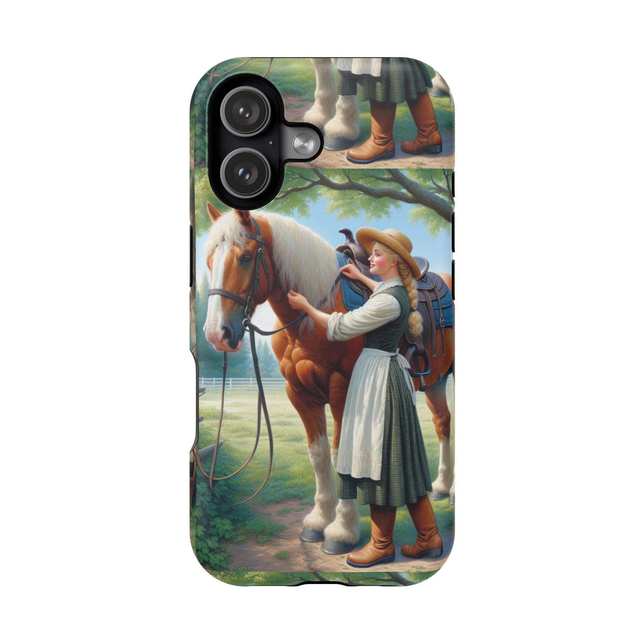 Classic Horse Care Impact Resistant Phone Case