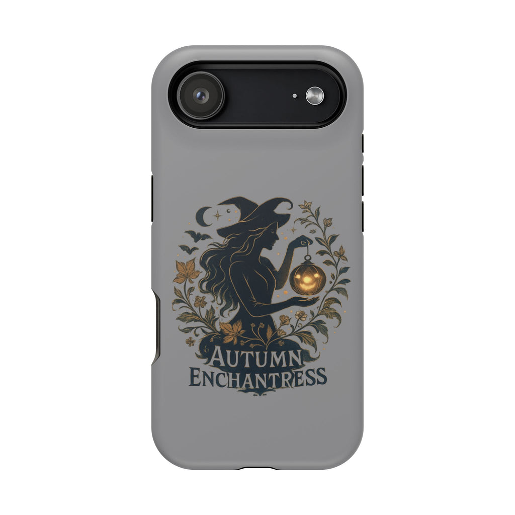 Autumn Enchantress Phone Case — Impact-Resistant Halloween Witch Design