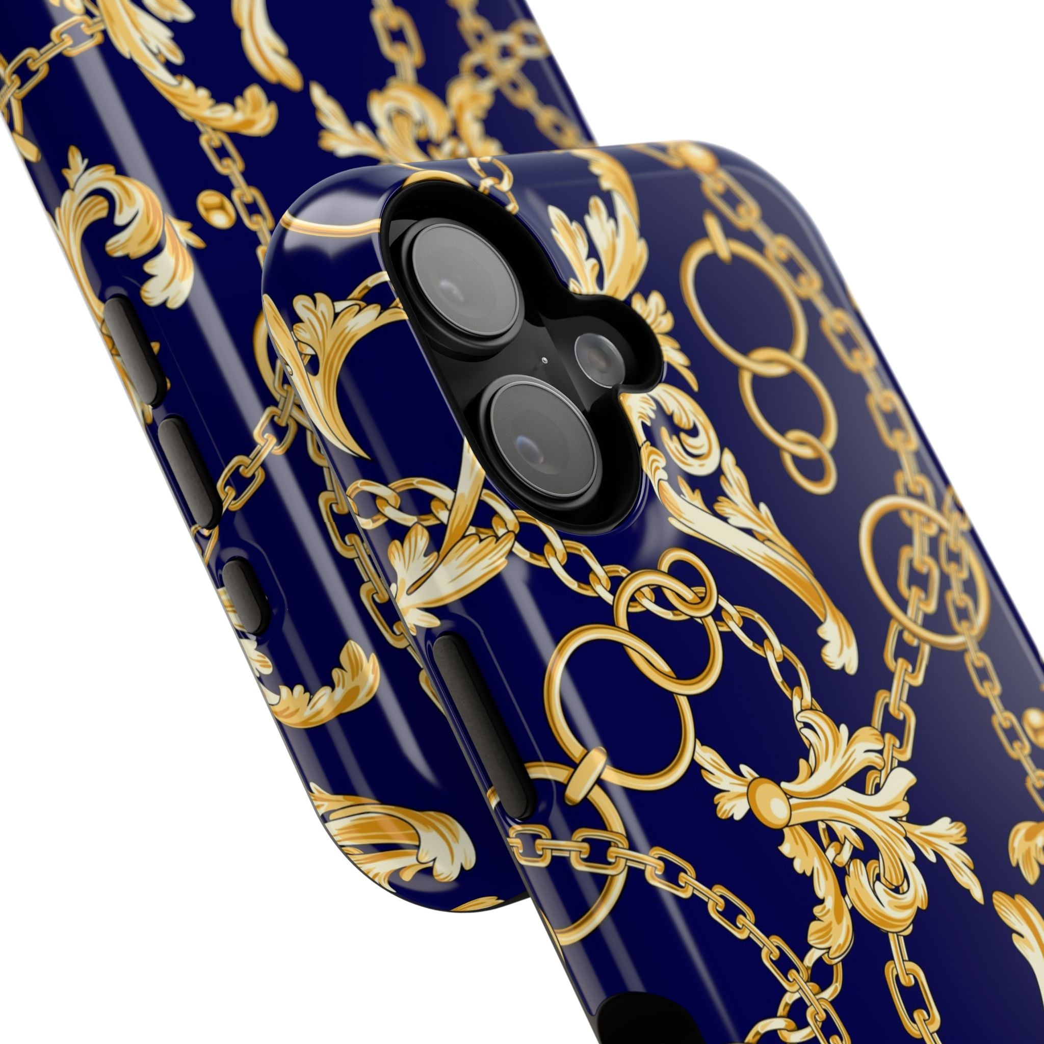 Golden Chain Impact-Resistant Phone Case