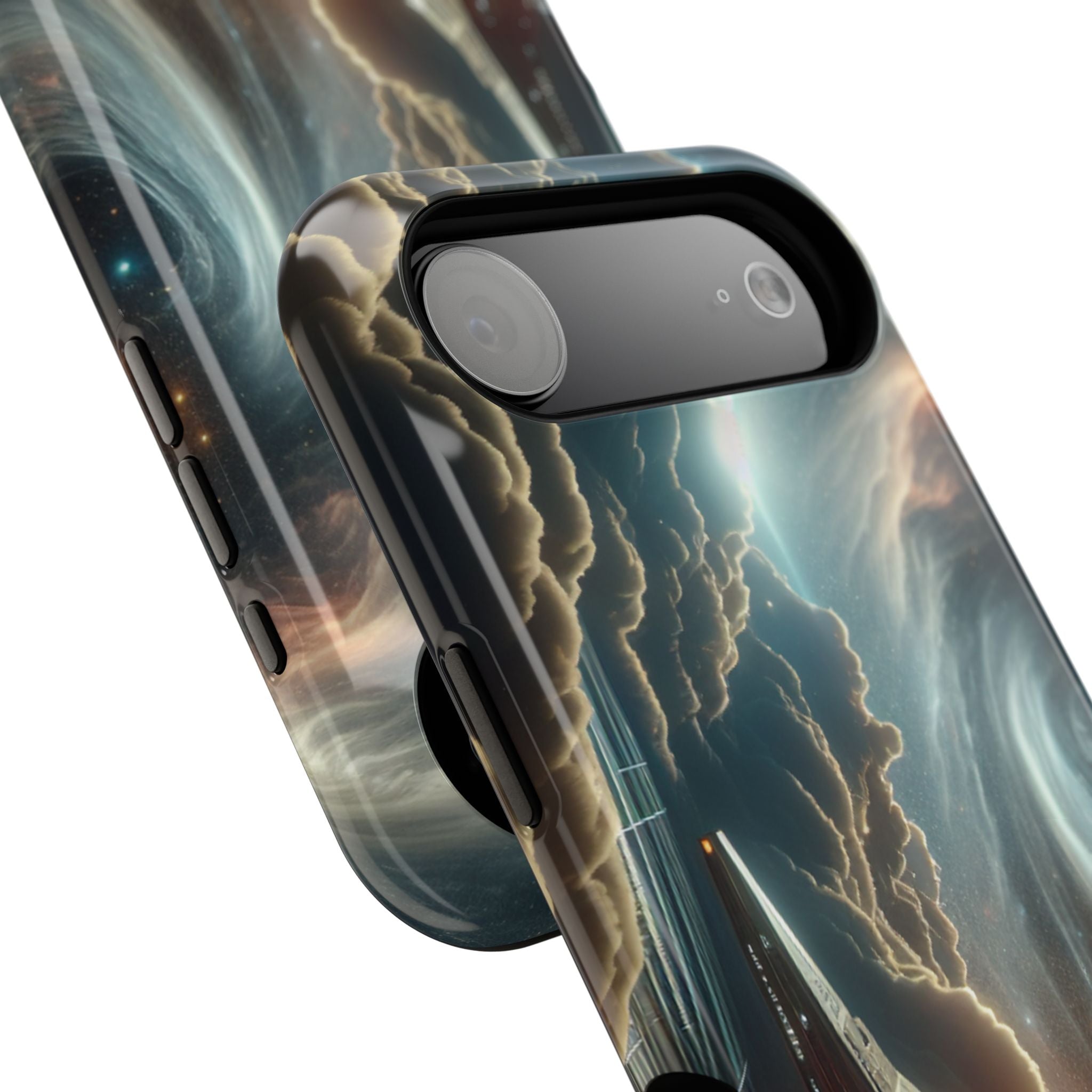 Cosmic Space Ship Impact Resistant Phone Case