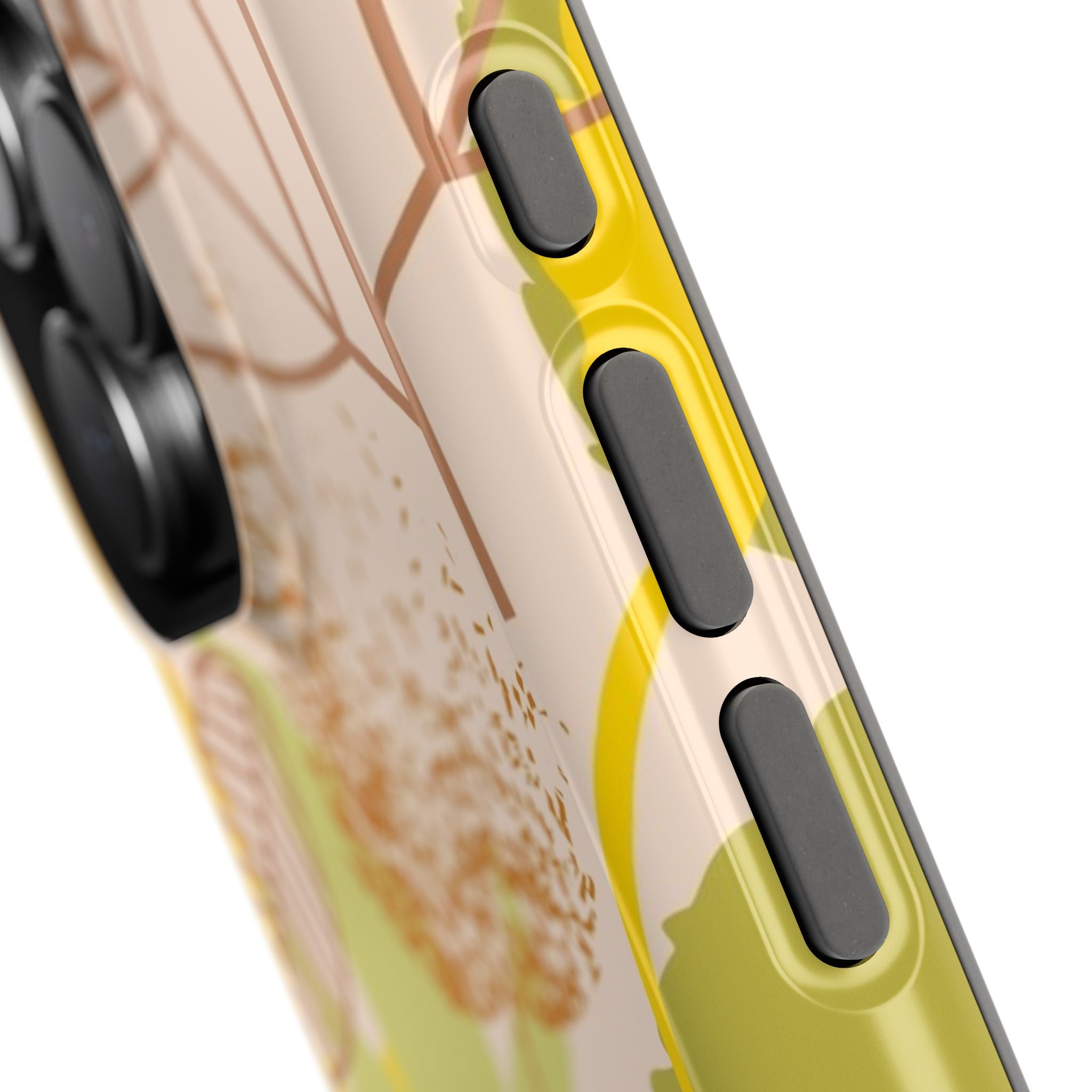 Chic Leaf Print Phone Case