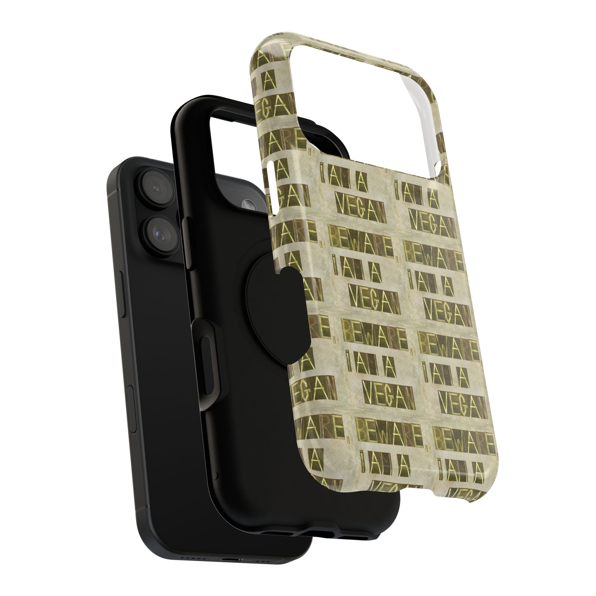 Vegan Message Phone Case | Impact-Resistant