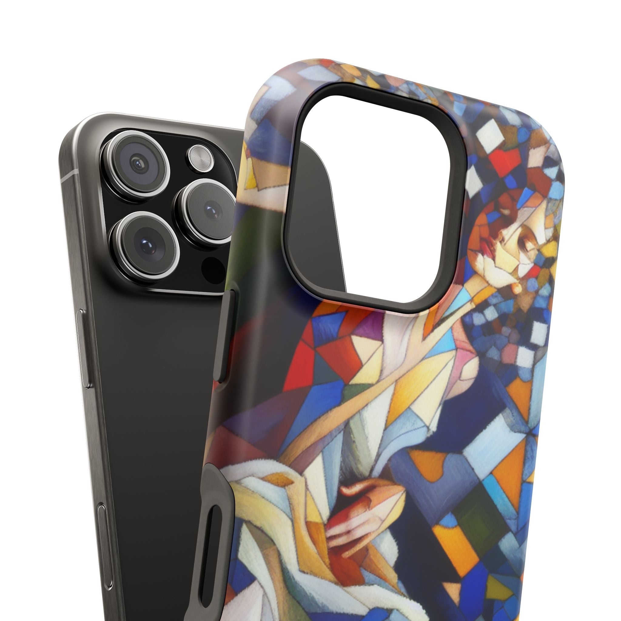 Impact Resistant Phone Case - Beautiful Woman Abstract Design Samsung