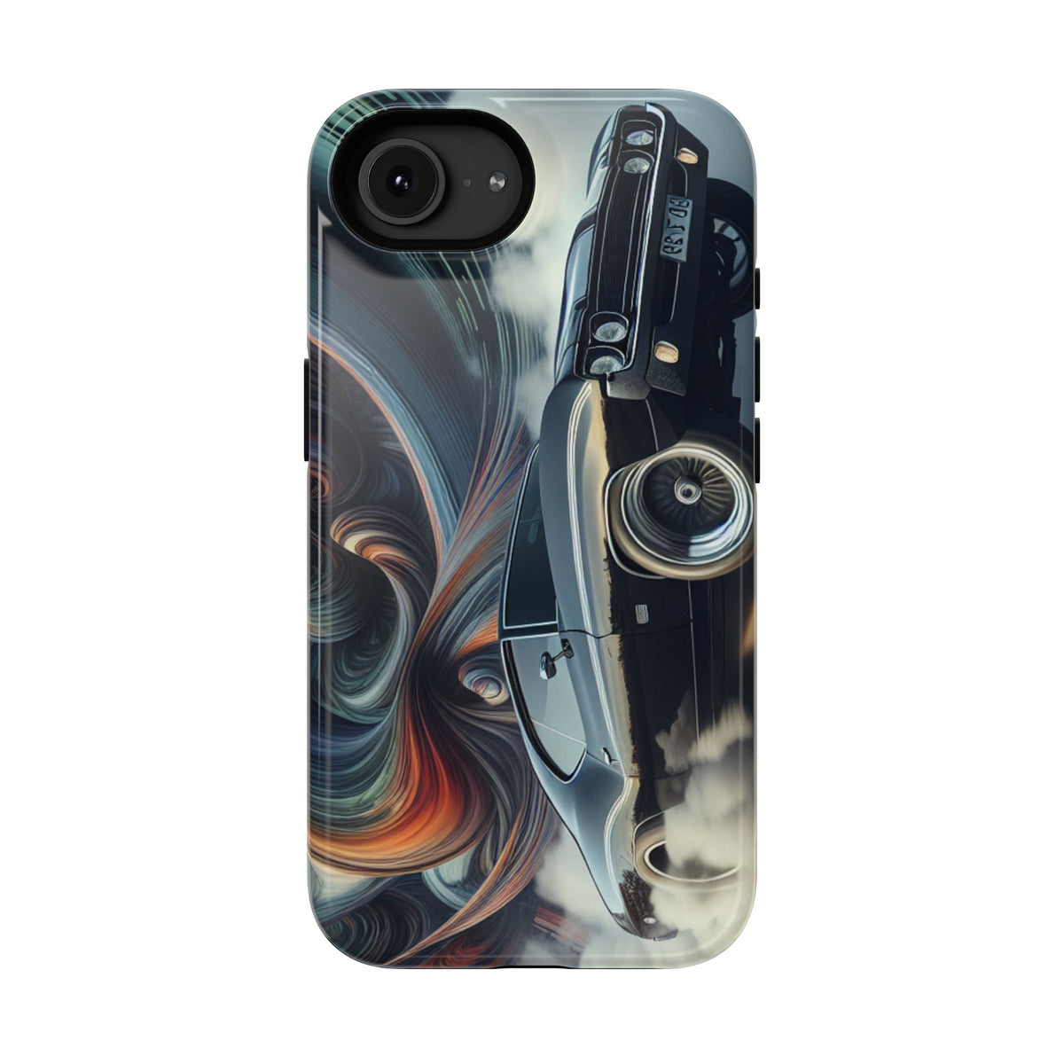 Vintage Muscle Car Phone Case — Retro Racing Art Impact-Resistant Case