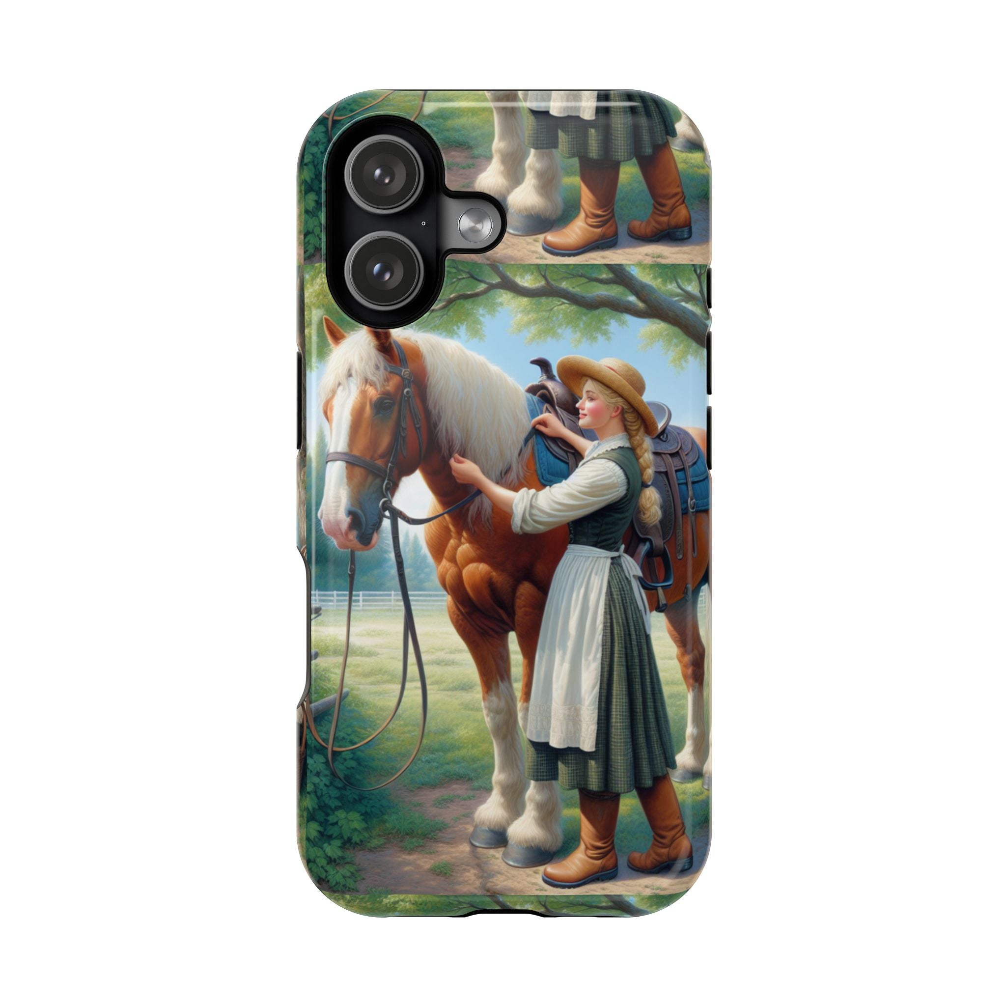 Classic Horse Care Impact Resistant Phone Case
