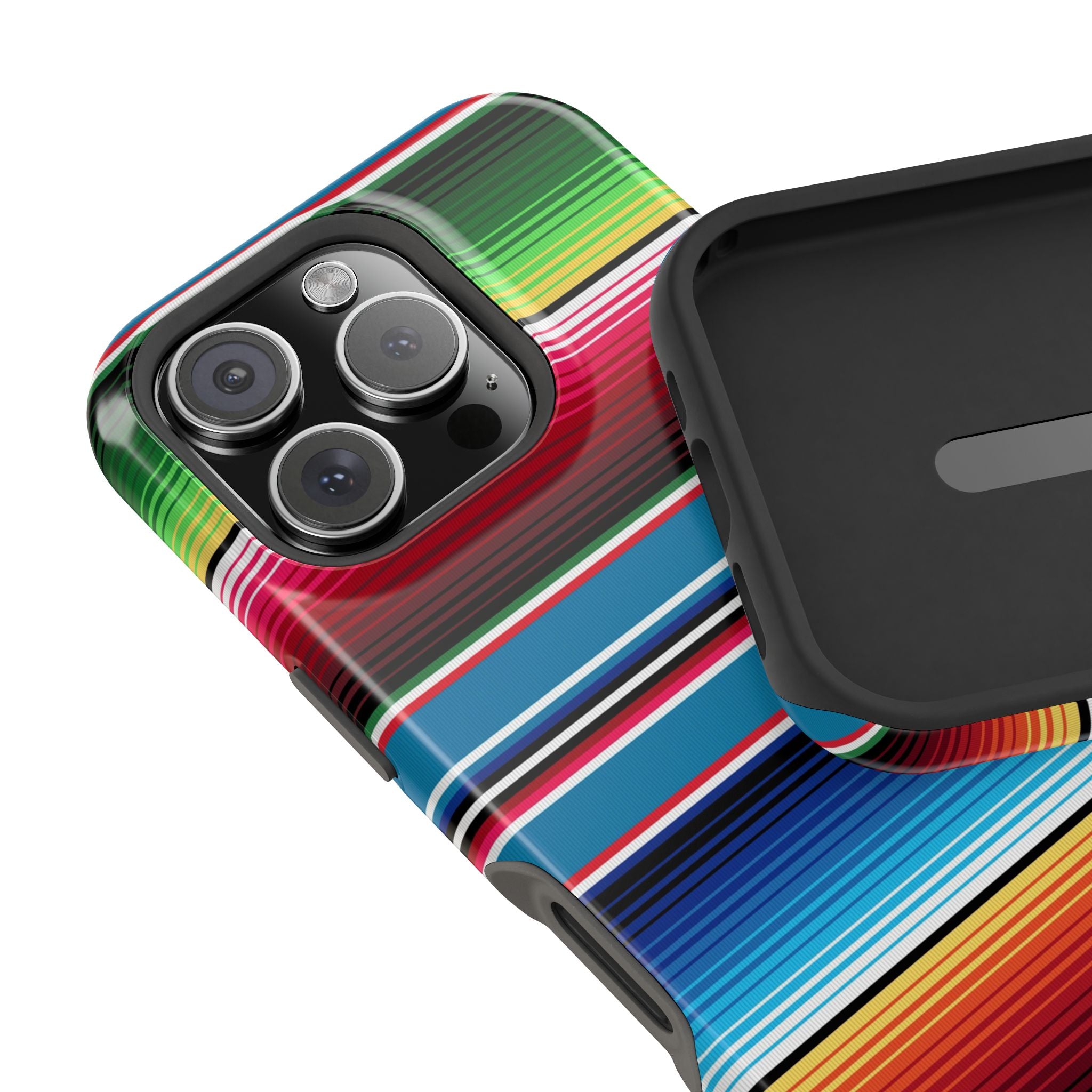 Sarape Striped Phone Case | Impact-Resistant
