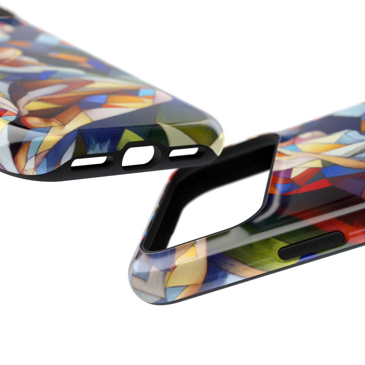 Stained Glass Angel Phone Case - Impact Resistant Art Phone Cover