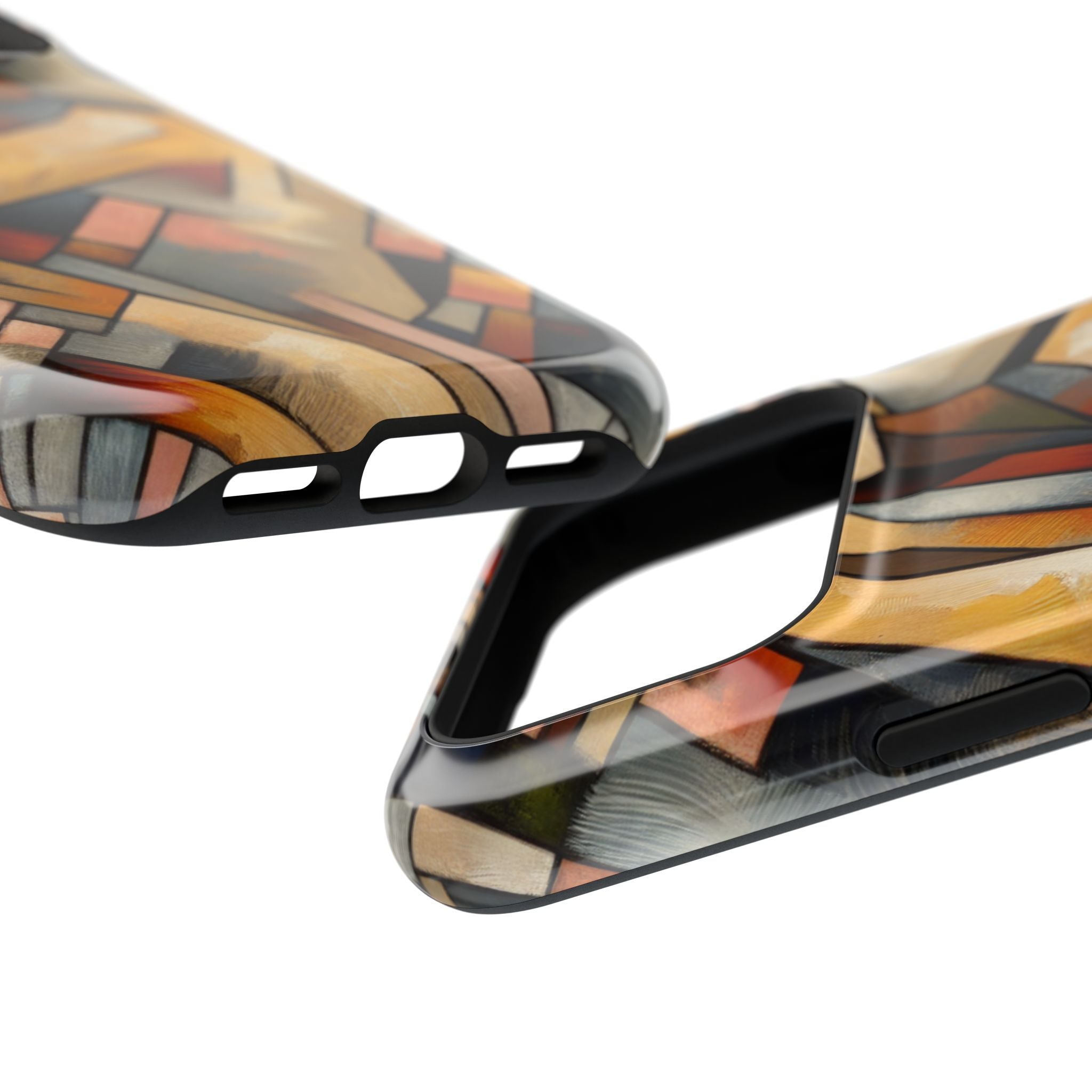 Impact Resistant Phone Case - Sleeping  Woman Abstract