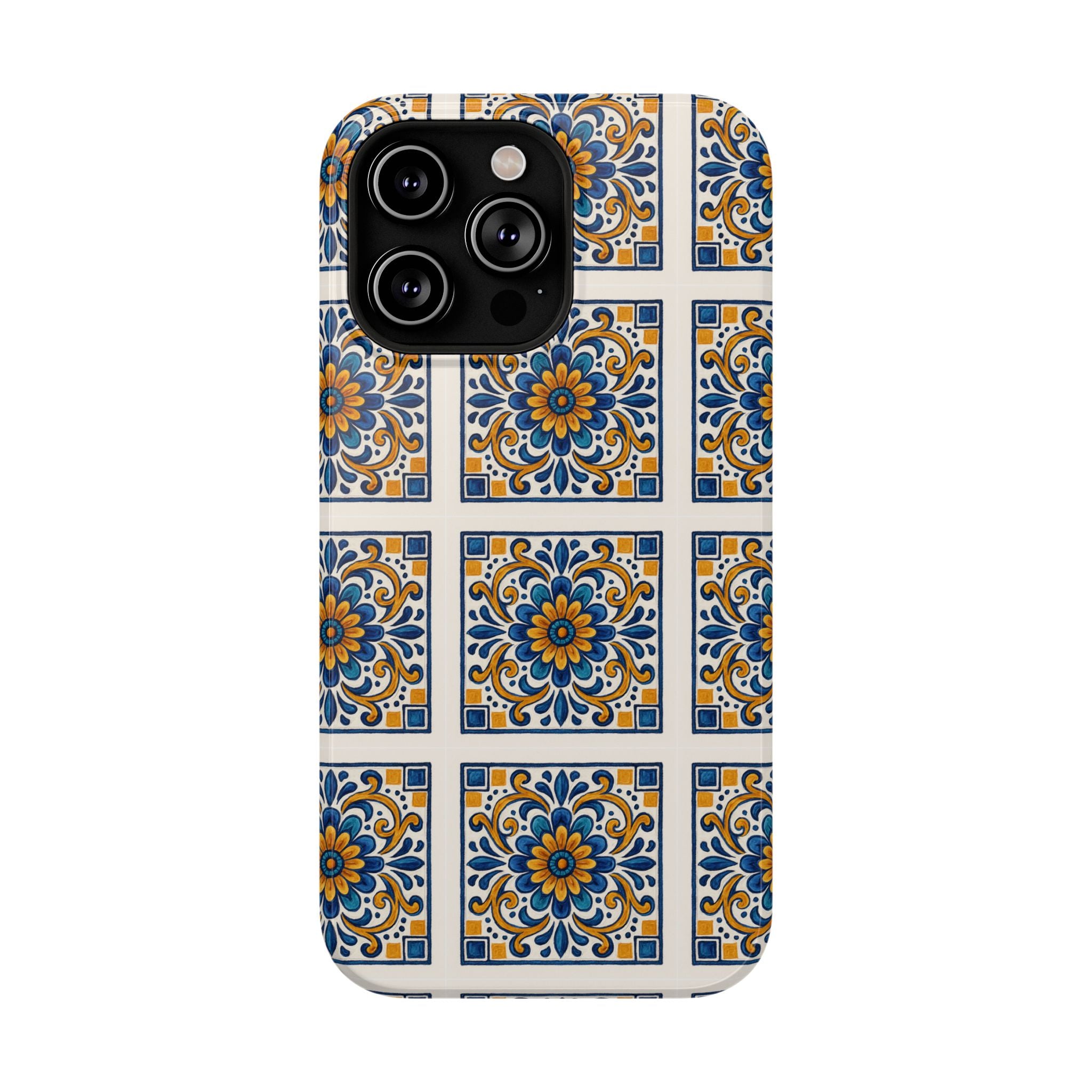 Colorful Floral Phone Case, Durable Impact-Resistant