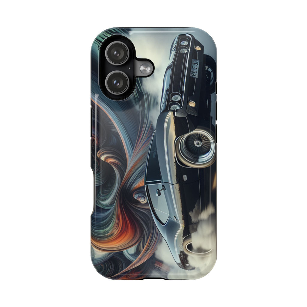 Vintage Muscle Car Phone Case — Retro Racing Art Impact-Resistant Case