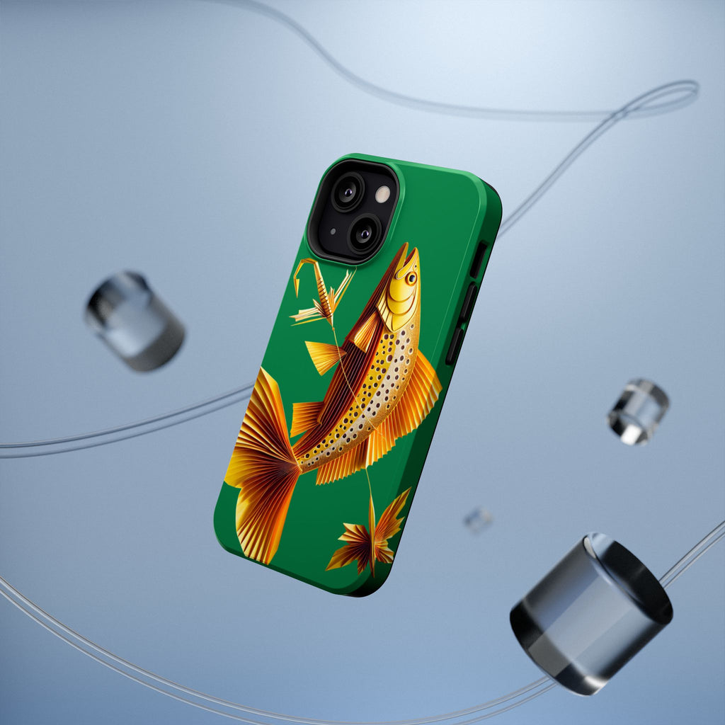 Impact Resistant Phone Case,  Lucky Charm Fish, Outdoor Enthusiast Gift