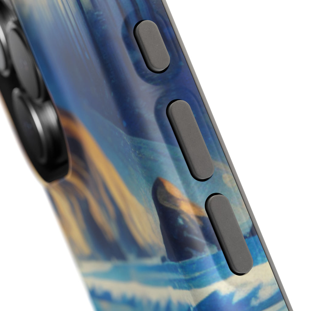 Impact Resistant  Phone Case, Ocean Waves, Summer Memories Protective Case