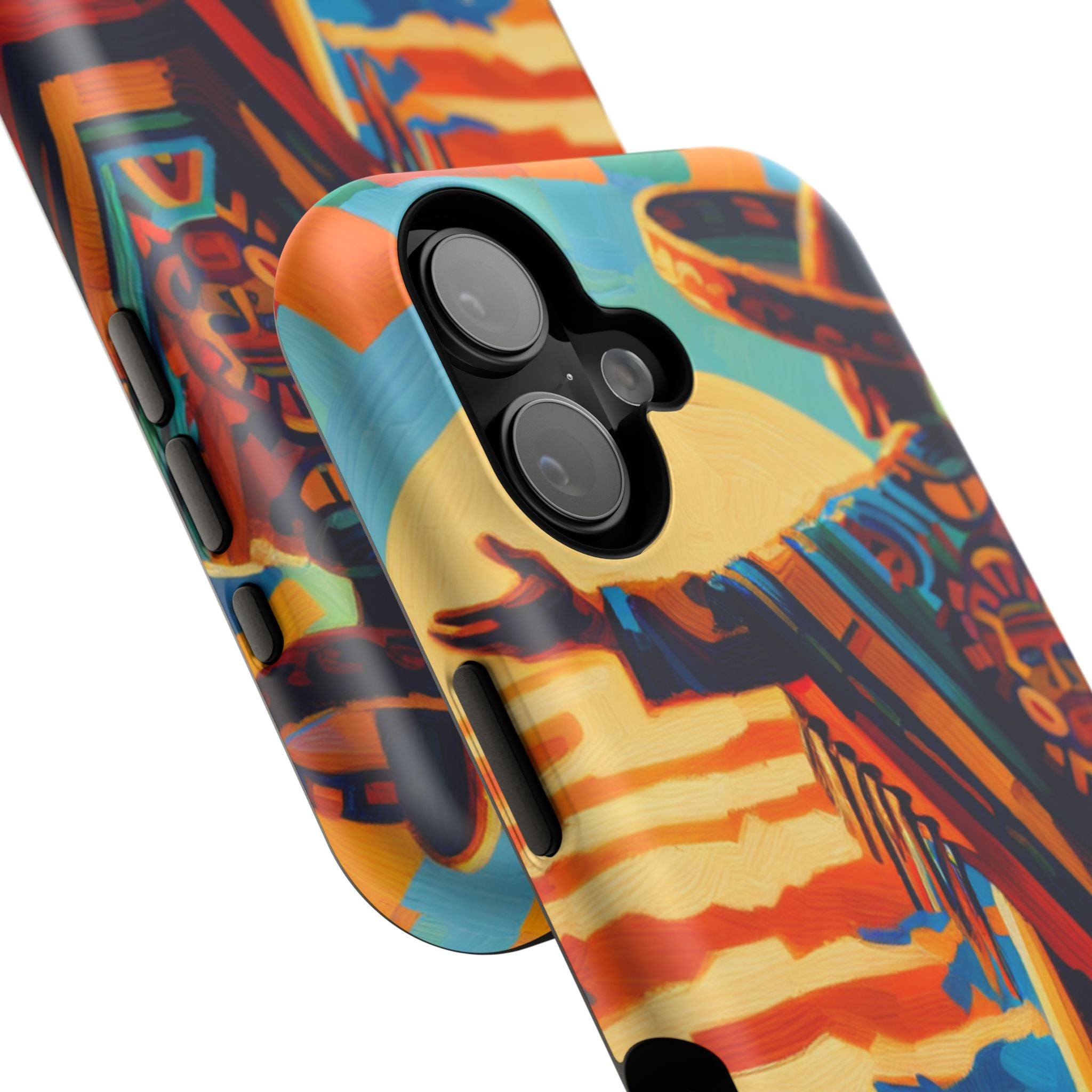 Impact Resistant Phone Case Sombrero Man Art
