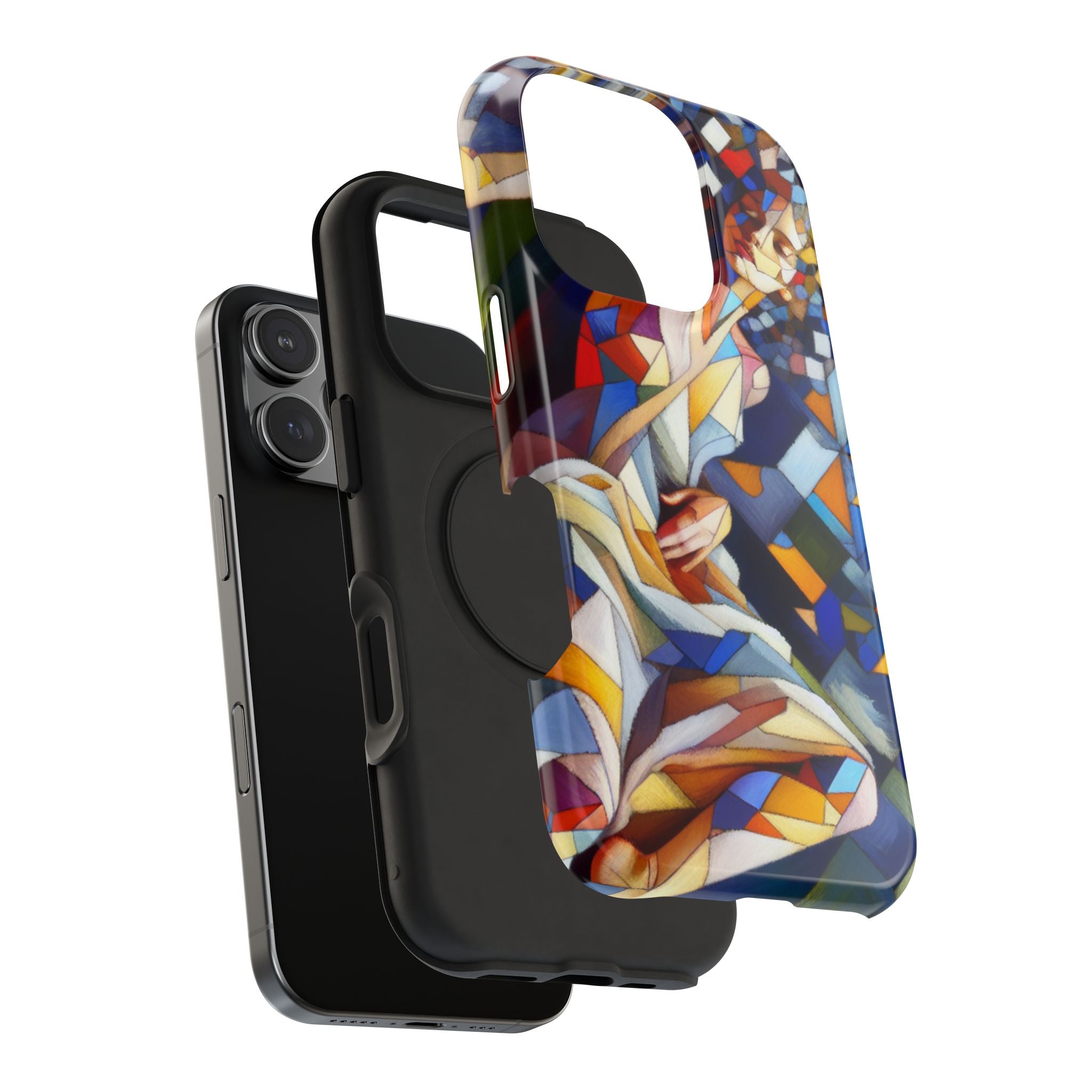 Impact Resistant Phone Case - Beautiful Woman Abstract Design Samsung