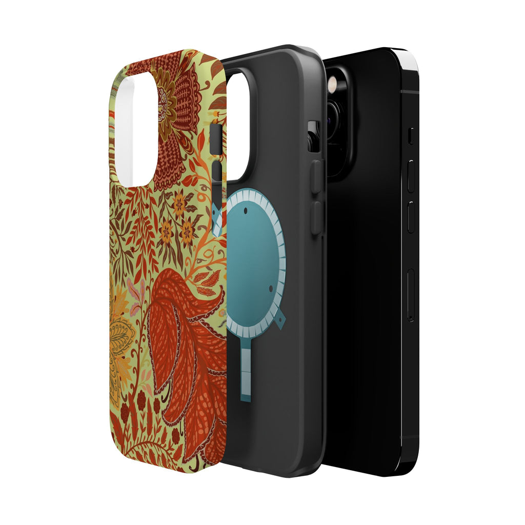 Floral Paisley Magnetic Impact-Resistant Phone Case