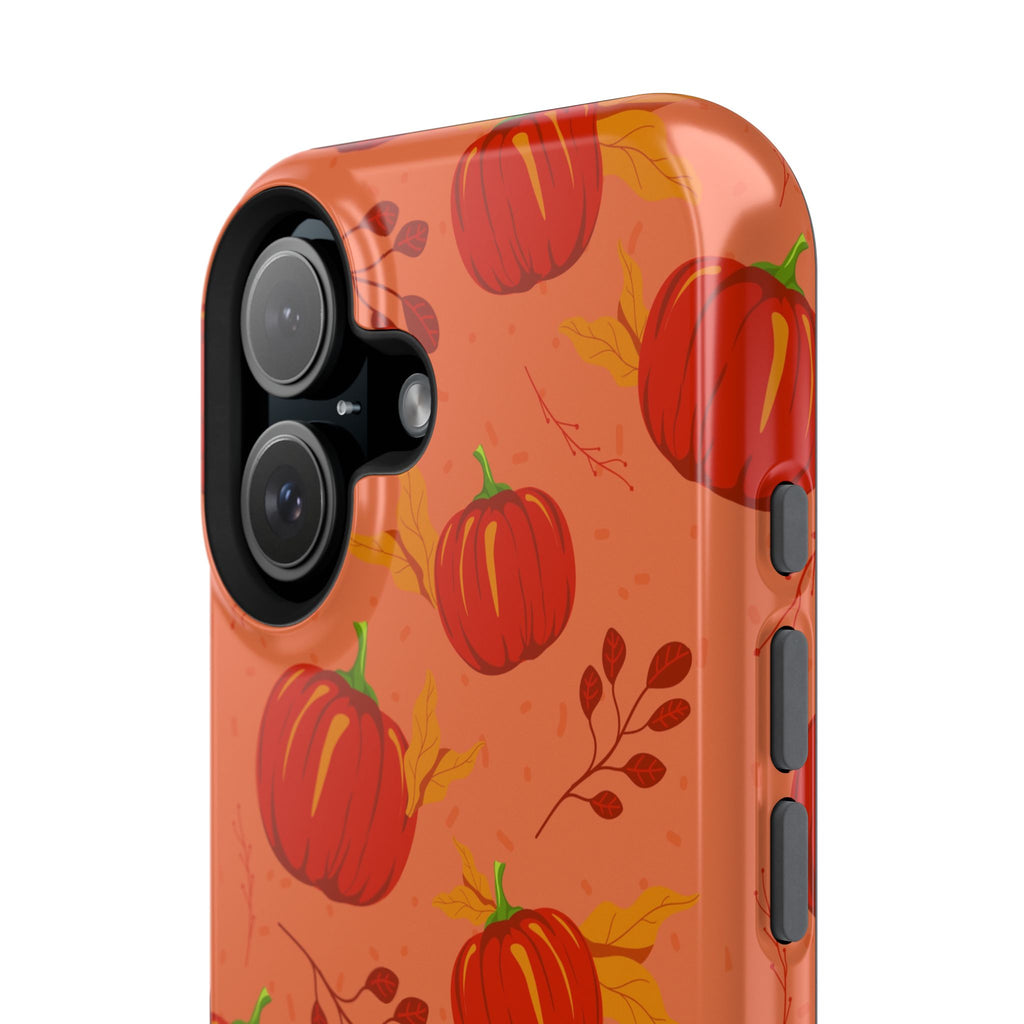 Pumpkin Design Magnetic Shockproof Phone Case for iPhone/Samsung
