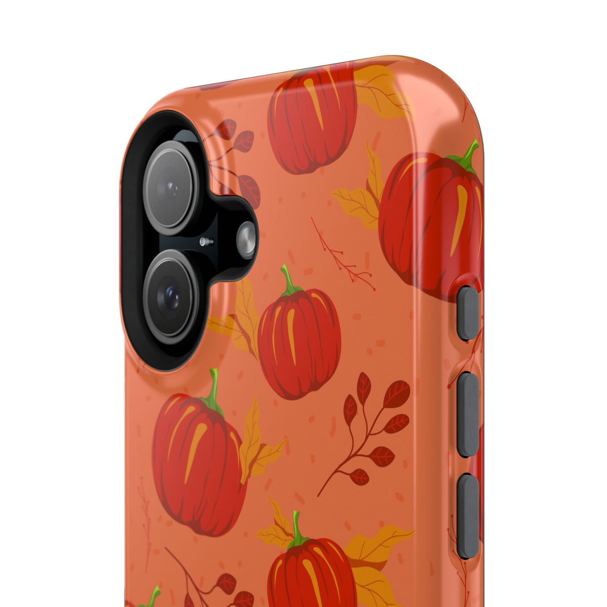 Pumpkin Design Magnetic Shockproof Phone Case for iPhone/Samsung