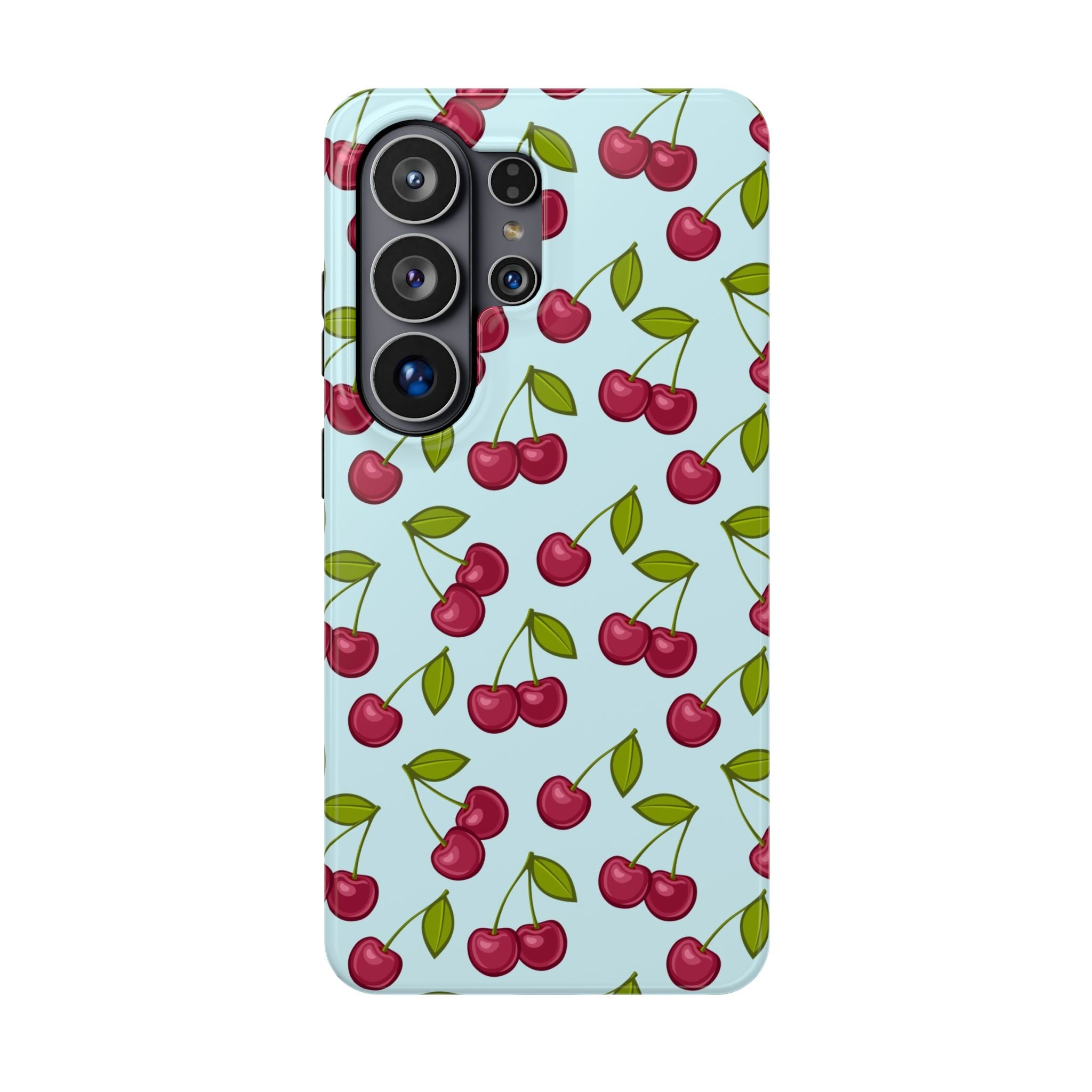 Cherry Pattern Phone Case, Cute Cherry