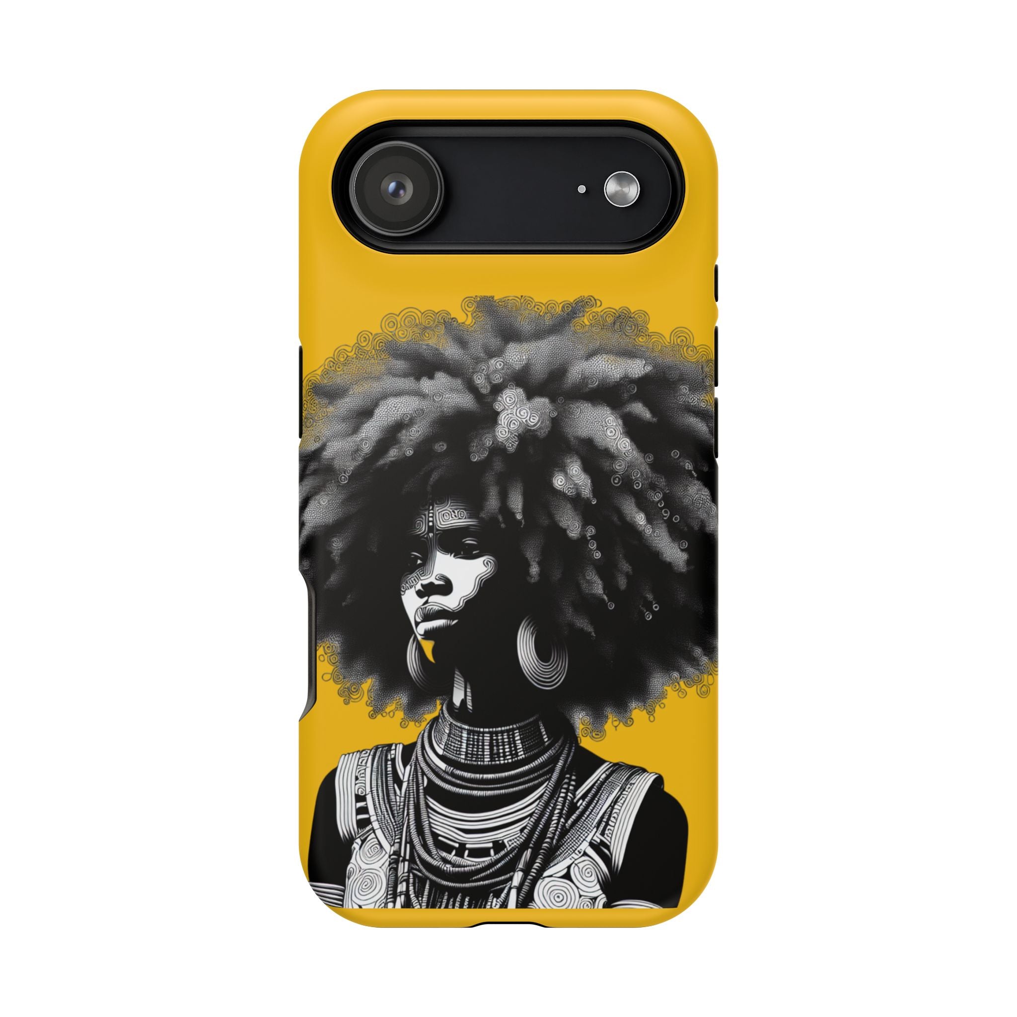 Bold African Art Impact Resistant  Phone Case