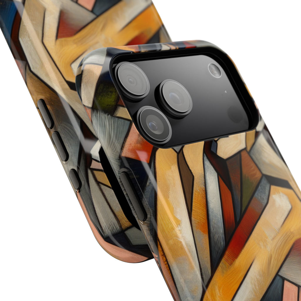 Impact Resistant Phone Case - Sleeping  Woman Abstract