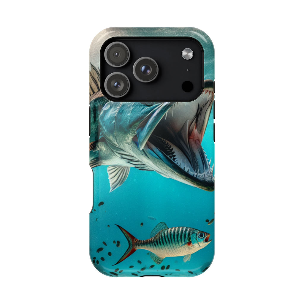 Phone Case — Realistic Barracuda Underwater Impact-Resistant Phone Case