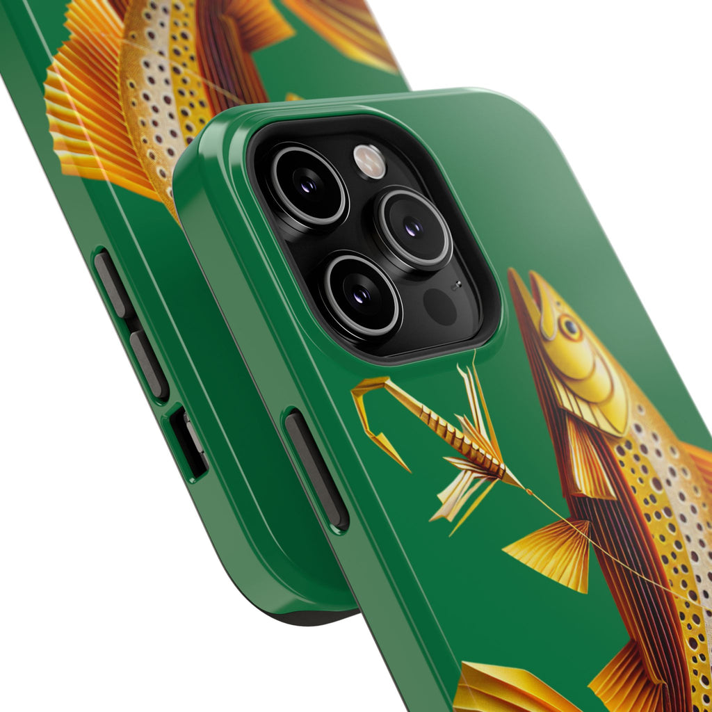 Impact Resistant Phone Case,  Lucky Charm Fish, Outdoor Enthusiast Gift