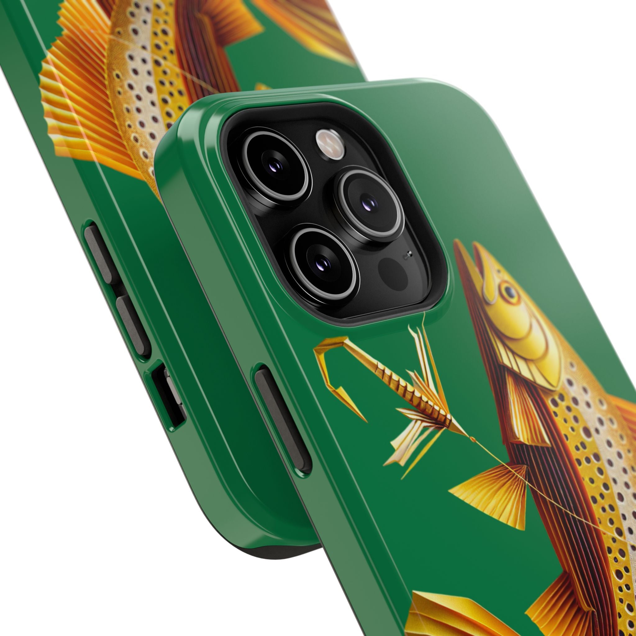 Impact Resistant Phone Case,  Lucky Charm Fish, Outdoor Enthusiast Gift