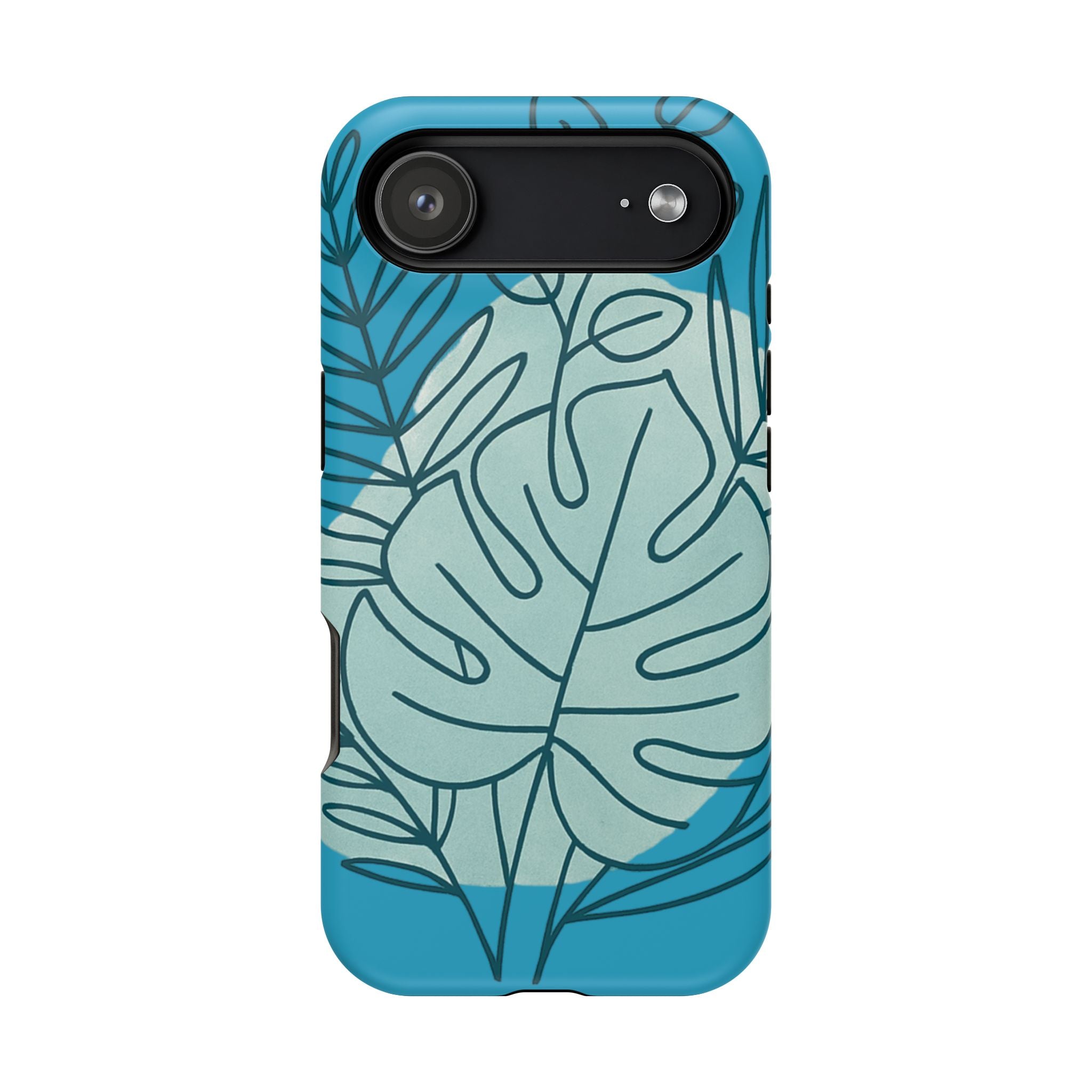 Tropical Floral Phone Case, Impact-Resistant