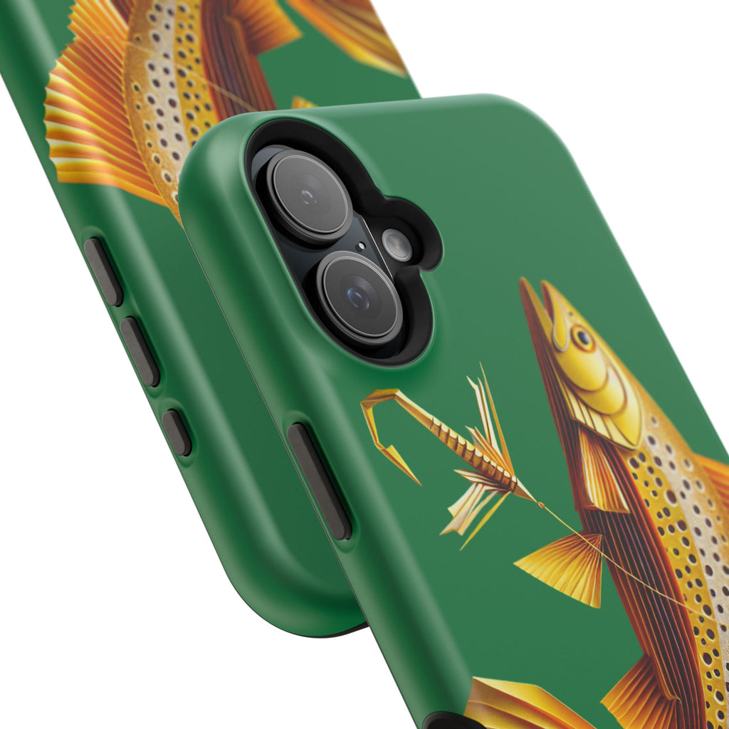 Impact Resistant Phone Case,  Lucky Charm Fish, Outdoor Enthusiast Gift