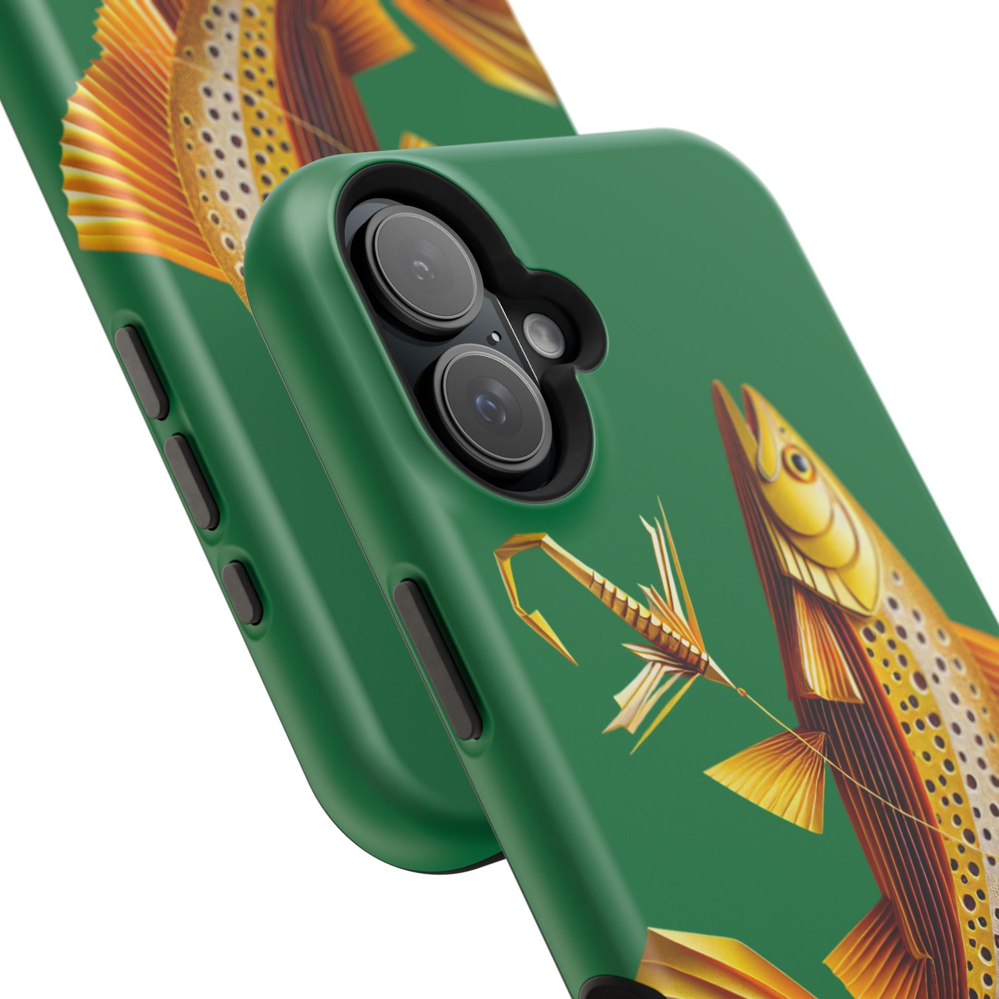 Impact Resistant Phone Case,  Lucky Charm Fish, Outdoor Enthusiast Gift