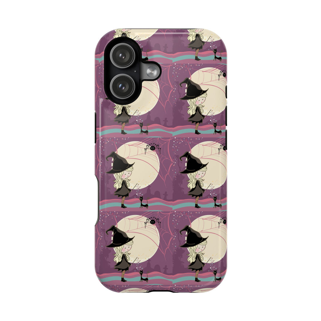 Whimsical Witch Phone Case - Durable