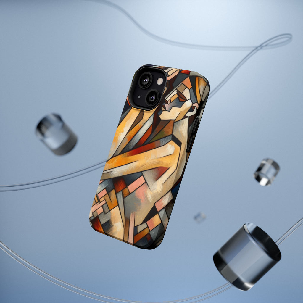 Impact Resistant Phone Case - Woman Abstract Design