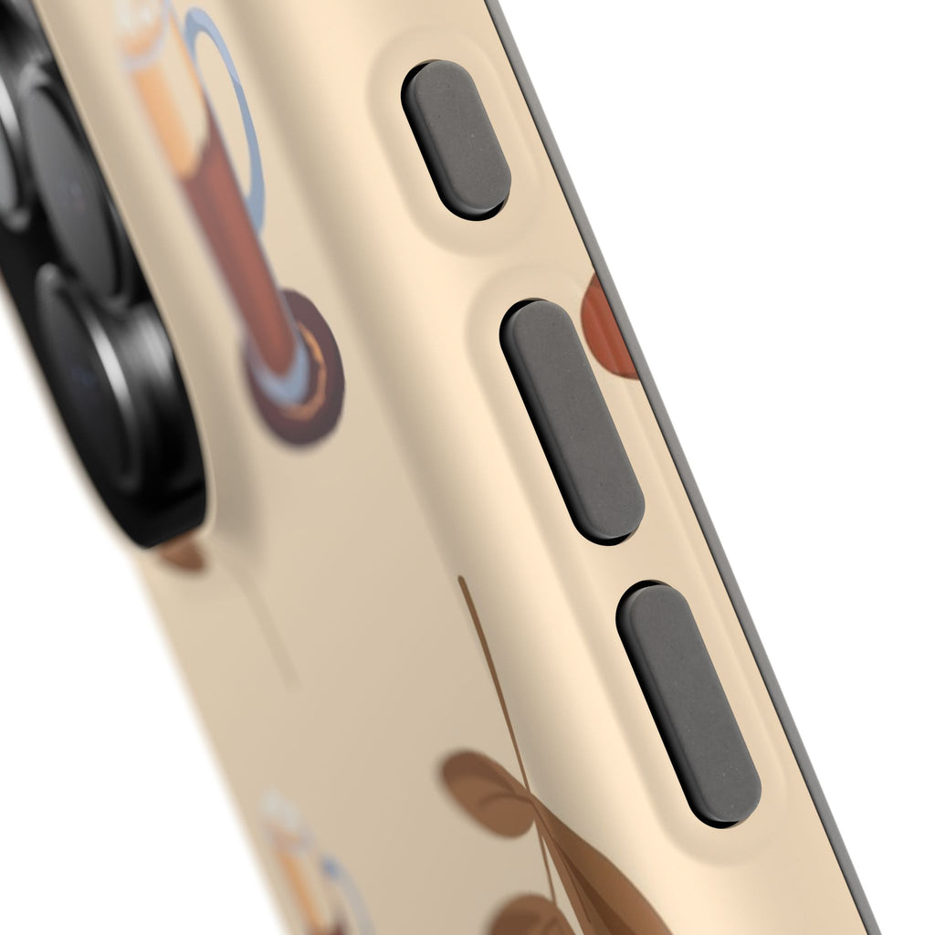 Stylish Coffee Phone Case, Impact-Resistant