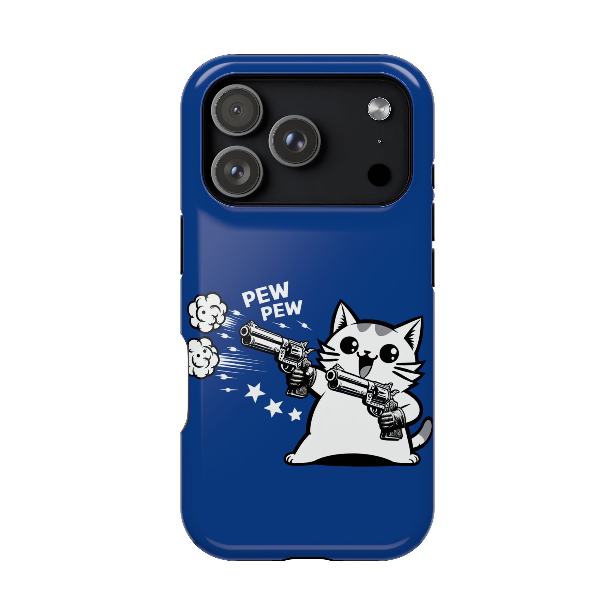 Kitty Pew Pew Impact Resistant Phone Case