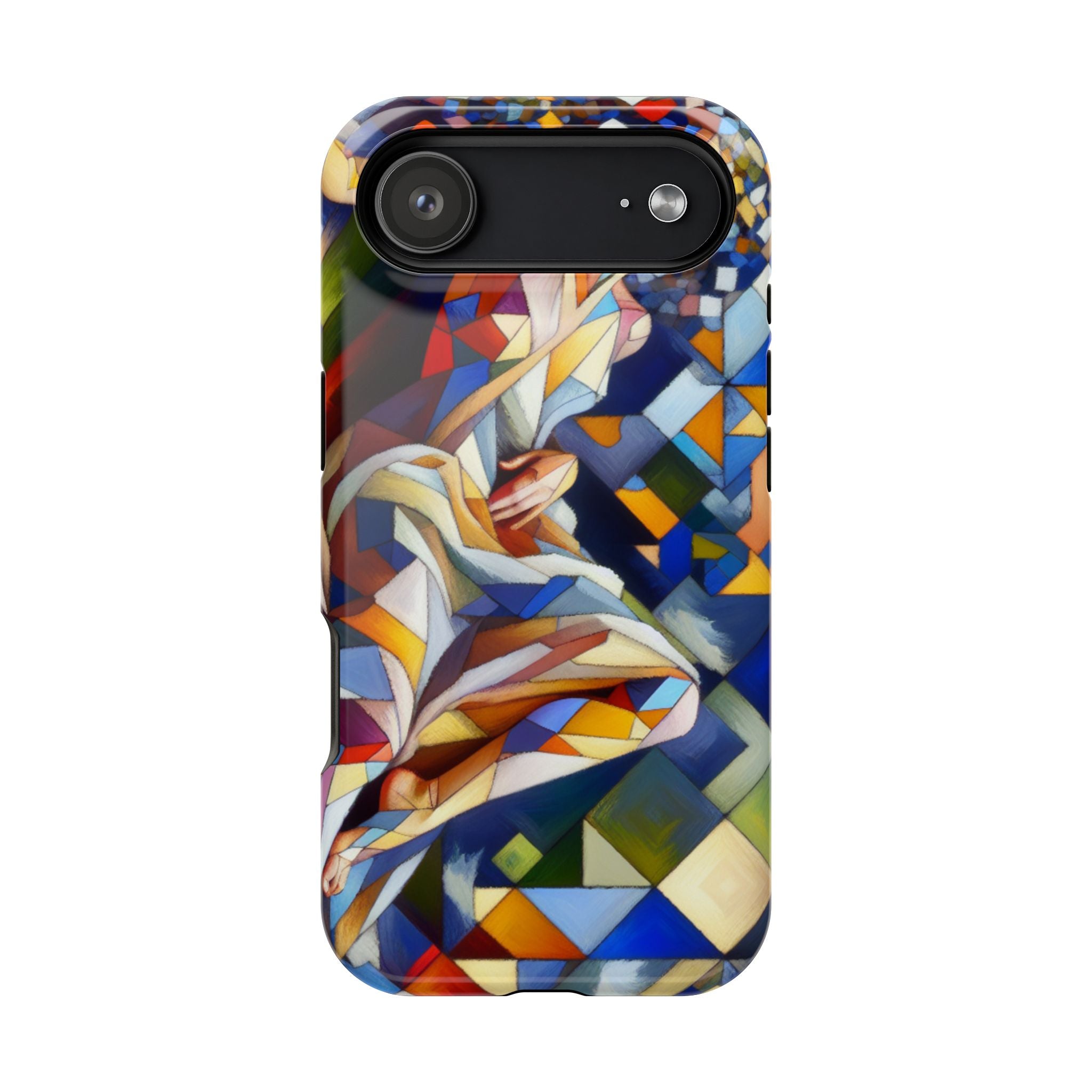 Abstract Stained Glass Dragon Impact Phone Case