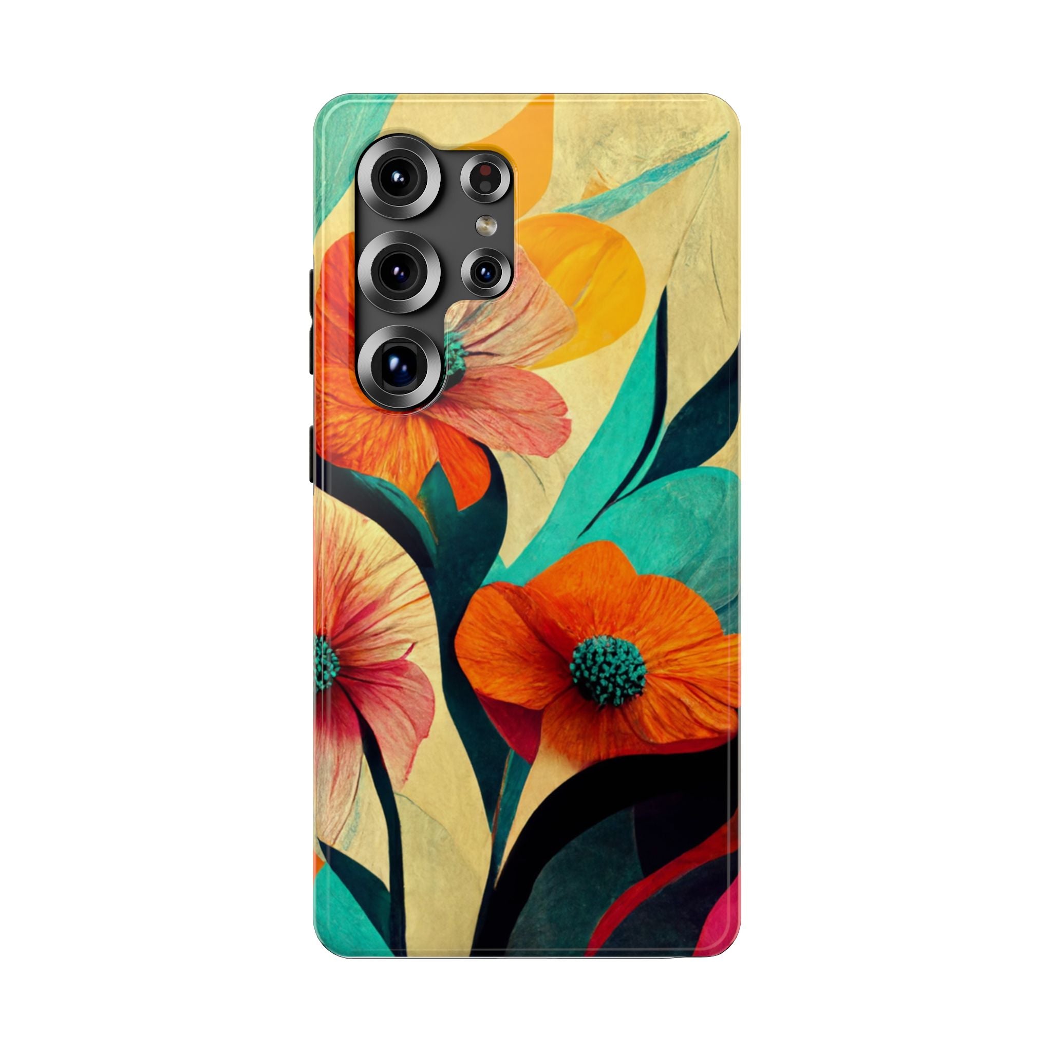 Floral Impact-Resistant Phone Case