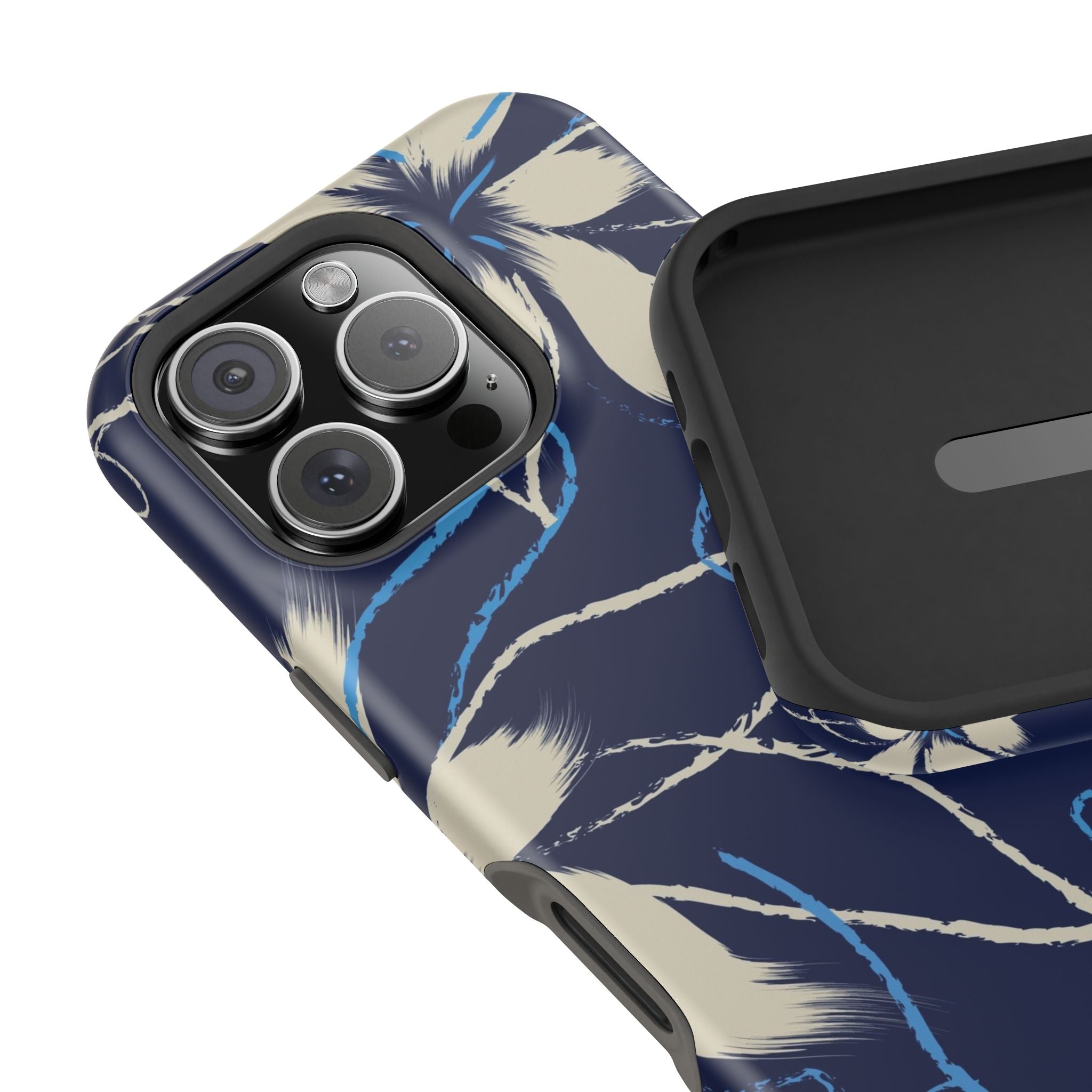 Floral Impact-Resistant Phone Case, Durable