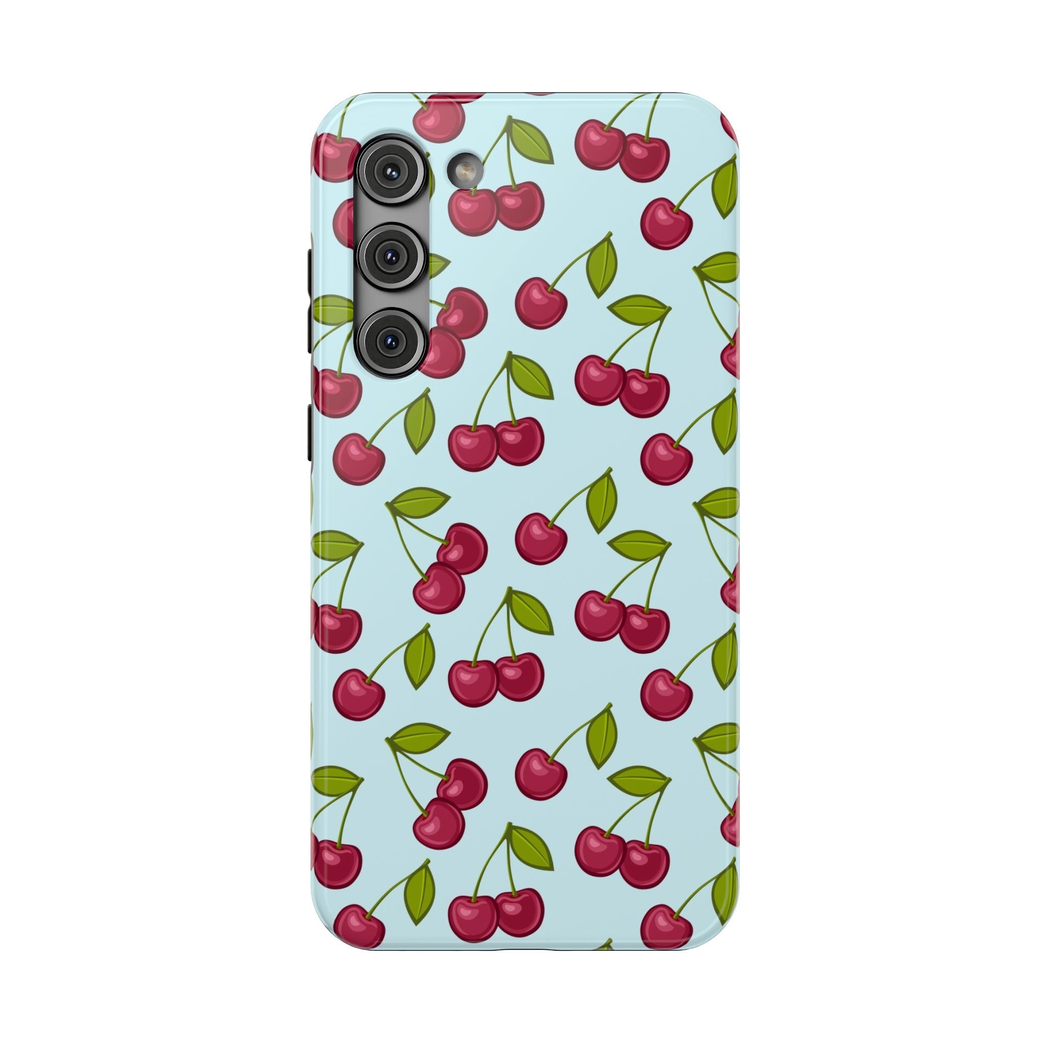 Cherry Pattern Phone Case, Cute Cherry