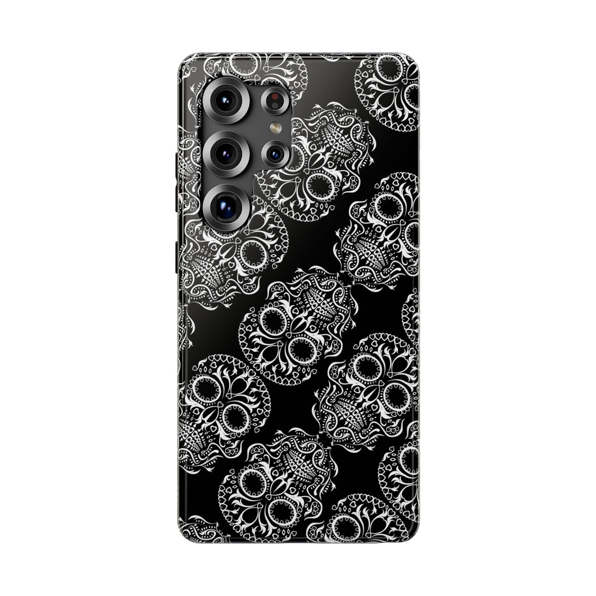 Skull Pattern Black & White Gothic Tough Cases for iPhone