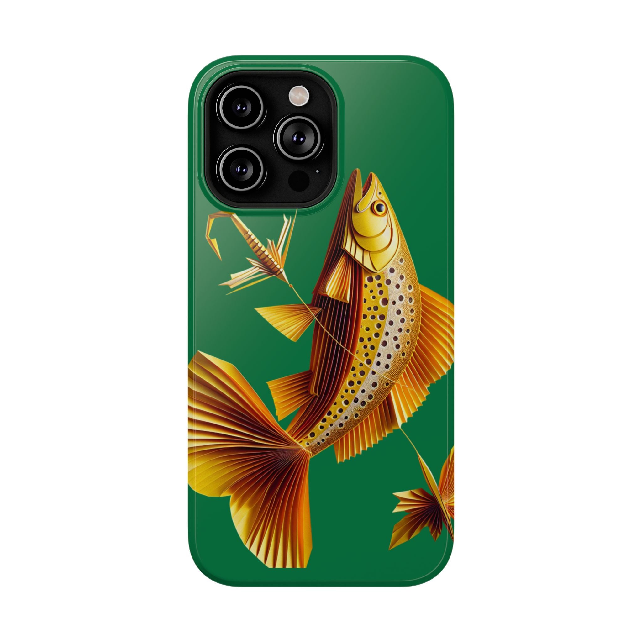 Impact Resistant Phone Case,  Lucky Charm Fish, Outdoor Enthusiast Gift
