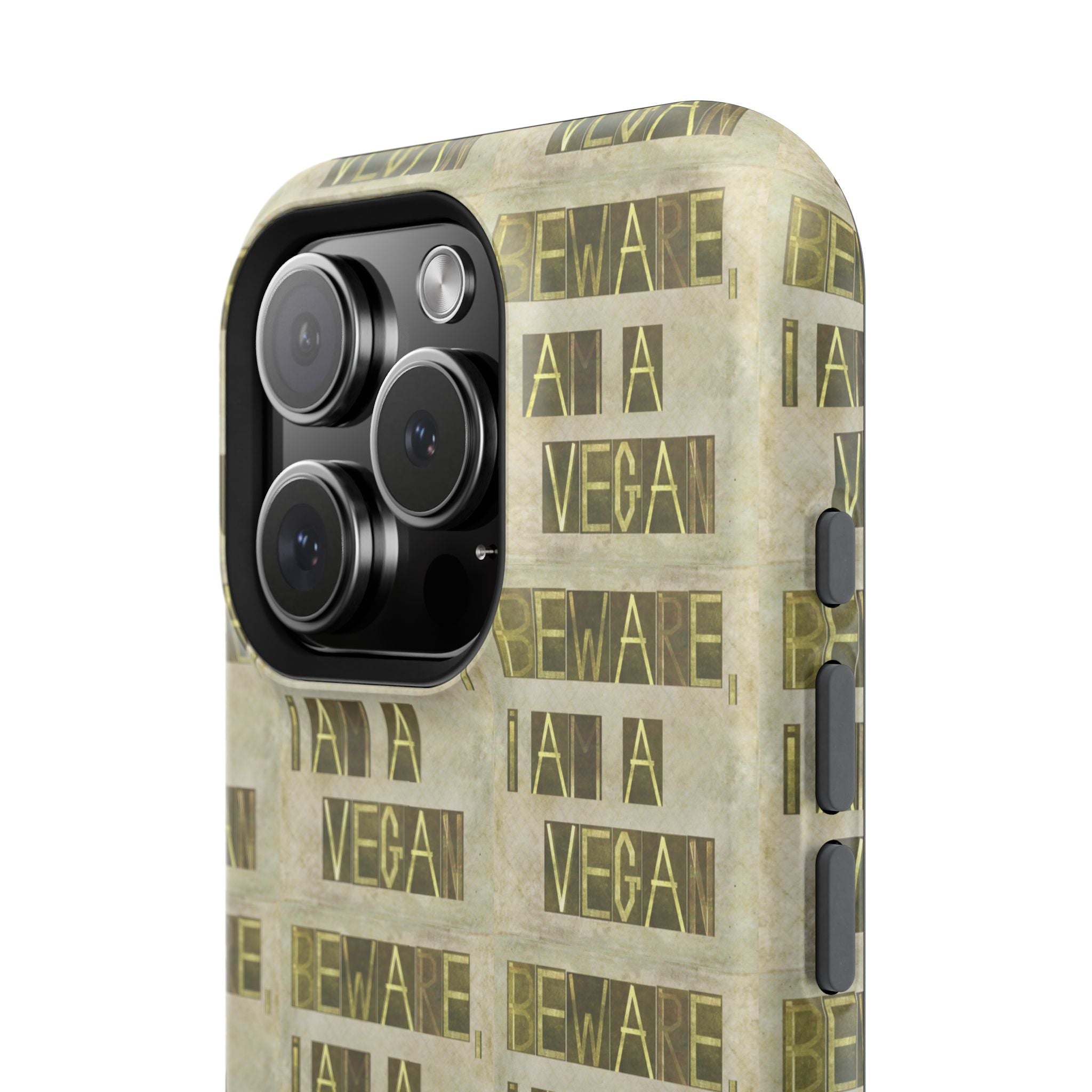 Vegan Message Phone Case | Impact-Resistant