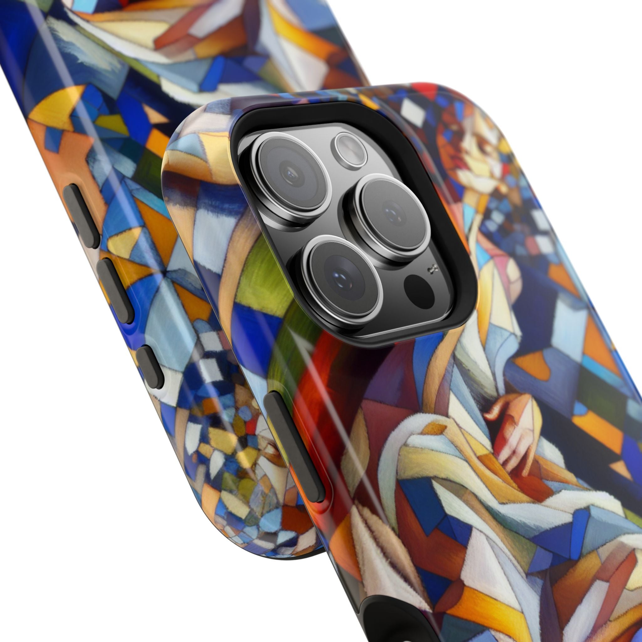 Impact Resistant Phone Case - Beautiful Woman Abstract Design
