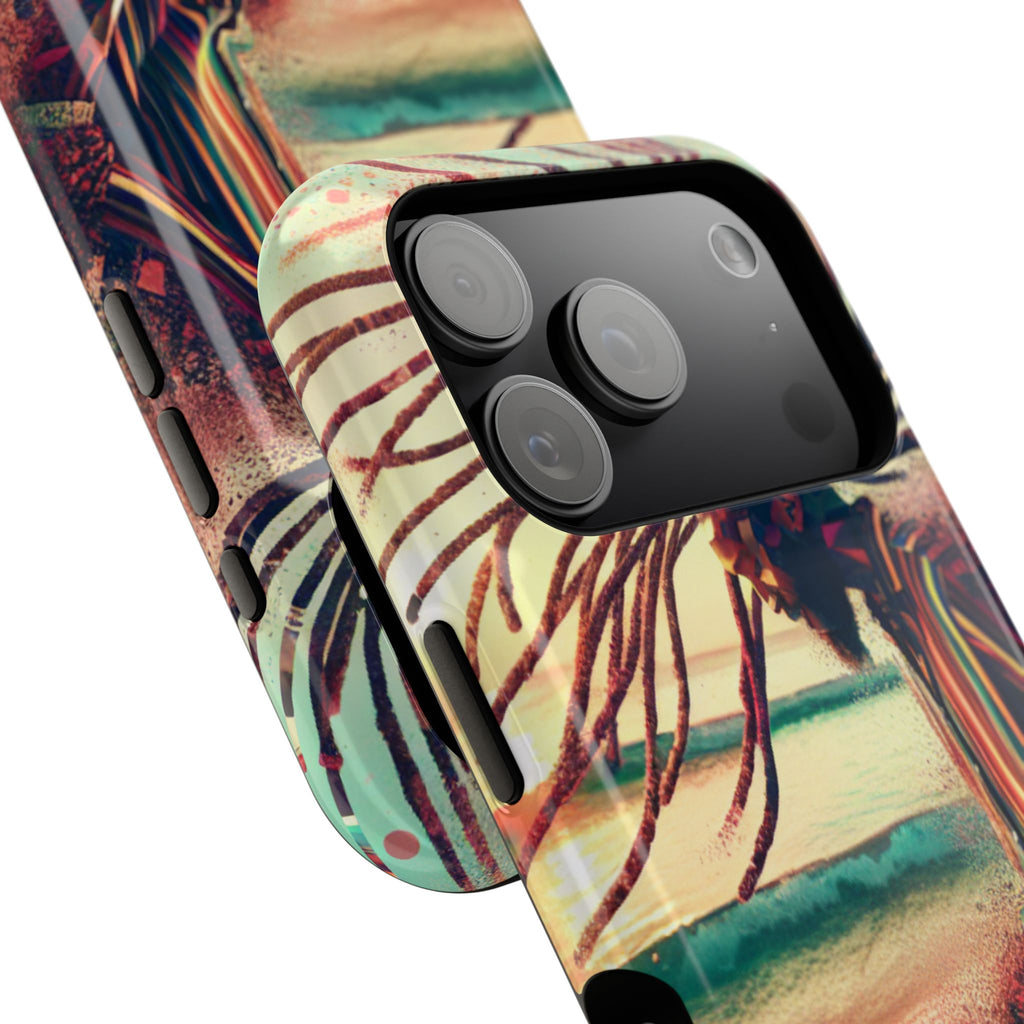 Impact Resistant Phone Case - Preying at Sunset