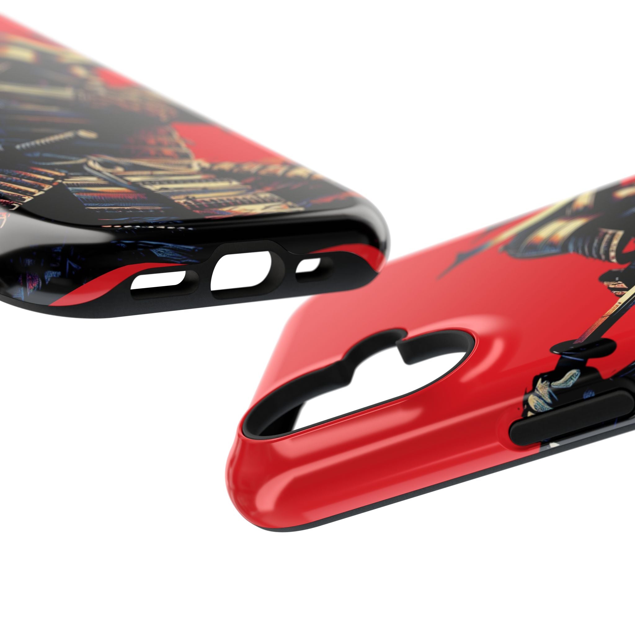 Impact Resistant Phone Case - Samurai Red Warrior