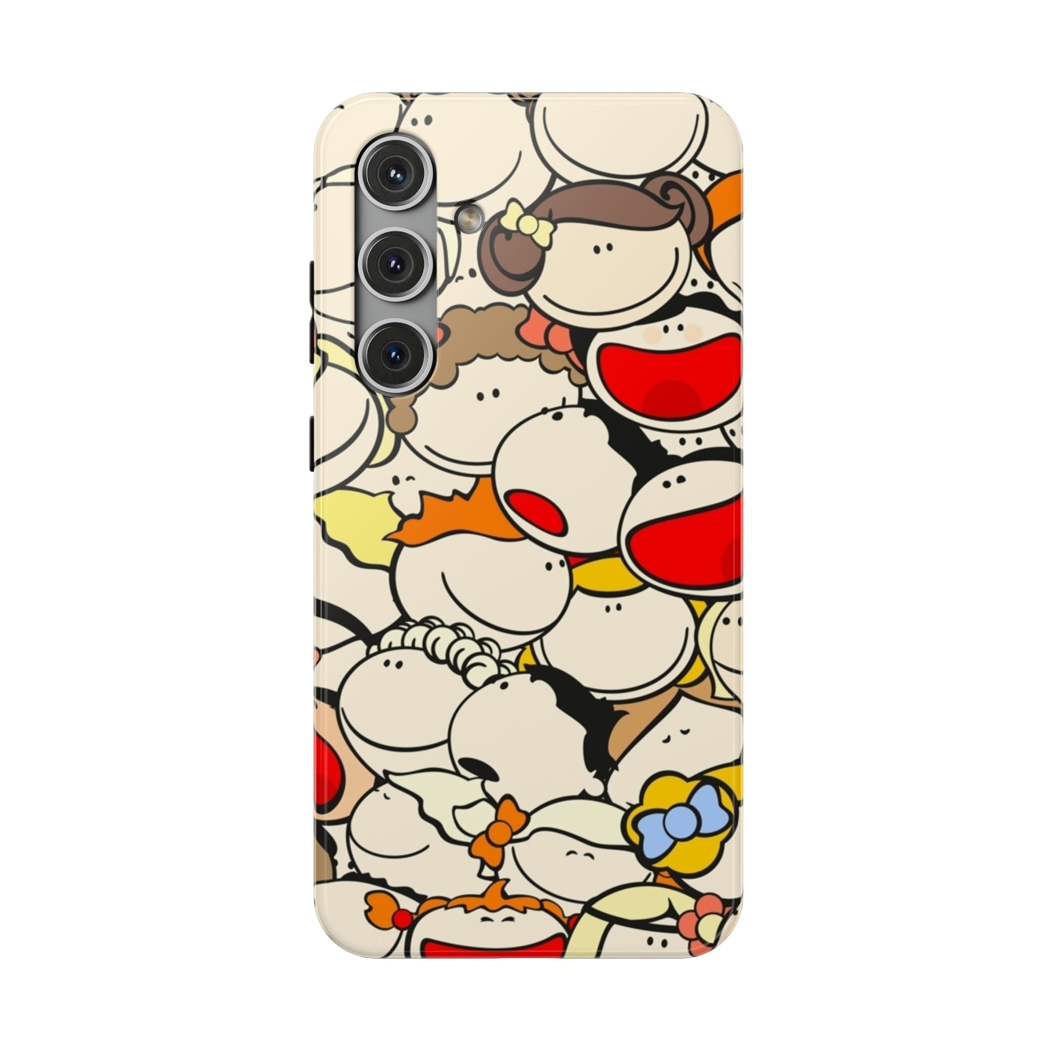 Cartoon Faces Impact-Resistant Phone Case
